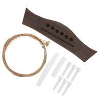 Zestaw mostka gitarowego String Stud Bovine Bone Nut Siodło Części 7J