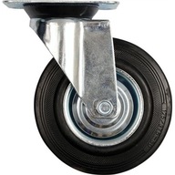 Otočné koleso Vorel 125 mm 100 kg s čiernou gumou