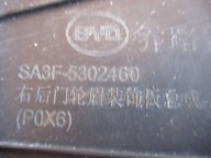 moulding cap PRAWYCH door TYLNYCH BYD SEAL U