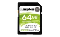 Kingston Technology Canvas Select Plus 64 GB SDXC UHS-I Klasa 10