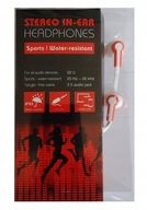 Słuchawki douszne LAB31 wodoszczelne Red