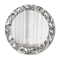 Moderné zrkadlo v Ozdobnom sklenenom ráme - Tropické listy 60 cm