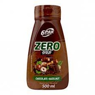 6PAK Syrop Zero 500 ml smak czekoladowo-orzechowy