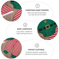 Dojčenská kombinéza Baby Christmas Elf Outfit Baby