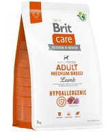 BRIT Care Hypoallergenic Adult Medium Breed s jahňacím mäsom suché krmivo 3 kg