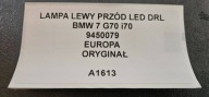 light left front LED DRL BMW 7 G70 I70 original EUROPA 9450079