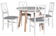 Set rozkladací stôl OSLO 4 a 4 stoličky NILO 10 Produkt Poľský farby