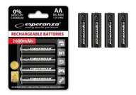 AKUMULATORKI BATERIE AA R6 4 x 2600mAh 1.2V Ni-MH