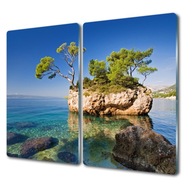 Szklana deska do krojenia dekor Chorwacja 2x30x52