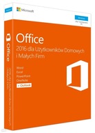 Microsoft Office 2016 Home and Business BOX PL PKC