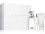 DARČEKOVÁ SADA PARFUMU CK CALVIN KLEIN ETERNITY 100ml + 10ml + MLIEKO