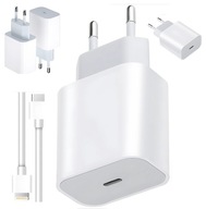 SZYBKA ŁADOWARKA DO IPHONE KOSTKA 20W + KABEL 1M / USB-C - IPHONE LIGHTING