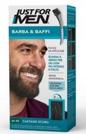 Odsávačka JUST FOR MEN Farba na fúzy a fúzy M-45 Dark Brown Tmavo hnedá