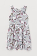 Sukienka w jednorożce H&M Roz.134-140 + GRATIS