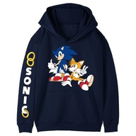 Sonic 2 Bluza z kapturem Dziecięca Gruba Miękka