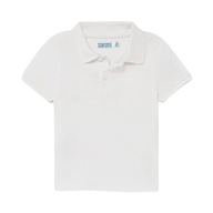 Koszulka polo k/r Mayoral 102 biały 68 cm