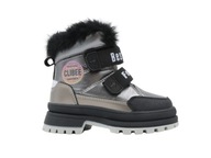 Detské zimné topánky zateplené snehule čižmy H-315 r26