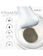 NAILAC Hybridná báza VitaMilk Shimmer 7ml