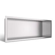 Výklevná polica z nerezovej ocele INOX DO KÚPEĽNE 60x20x10 cm