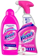 Súprava Vanish Oxi Action na koberce Šampón 0,5 l + Sprej na škvrny 0,5 l