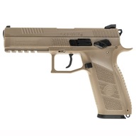 Wiatrówka pistolet CZ P-09 CO2 GBB 4,5 mm Flat Dark Earth Diabolo + GRATIS