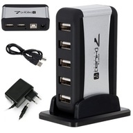 USB HUB AKTÍV 7 PORT SWITCH ELOSZTÓ 2.0