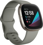 Inteligentné hodinky Fitbit Sense Sage sivá