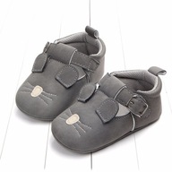 Buty buciki niechodki niemowlęce wiosenne lekkie wygodne 2-6m 10,5cm 16 17