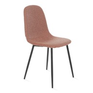 Jedálenská stolička SLANK v tehlovej látke 44x52x85cm