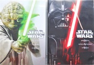 STAR WARS GWIEZDNE WOJNY - zestaw 6 x DVD - 2 BOXY - dubbing