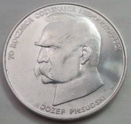 50000 złotych - JÓZEF PIŁSUDSKI - 1988 - SREBRO