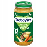 Bobovita zelenina v teľacom pokrme 12mc+ 250g