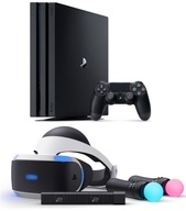 ZESTAW PLAYSTATION 4 PRO 1TB + GOGLE VR + 2 MOVE