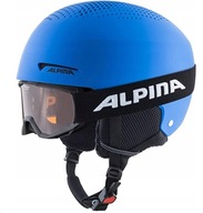 Kask narciarski dziecięcy Alpina Zupo Set Blue Matt Piney XS 48-52cm