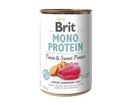 Brit Mono Protein Tuńczyk i Słodkie Ziemniaki 400g
