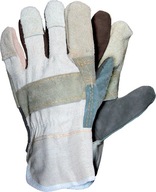 Pracovné rukavice vystužené kožou veľ. 10 REIS
