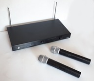 Auna 3-W VHF Zestaw 2 Mikrofonów Bezprzewodowych
