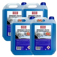 4× Zimná kvapalina do ostrekovačov Gran Auto 5 l