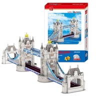 3D puzzle Tower London Bridge Veľký pre deti a dospelých 78cm 118 el.