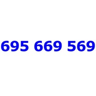 695 669 569 PLUSH PLUS ZŁOTY NUMER NR TELEFONU KARTA SIM STARTER NA KARTĘ