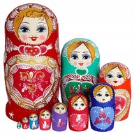 Nové ruské hračky Matrioška Domáca dekorácia