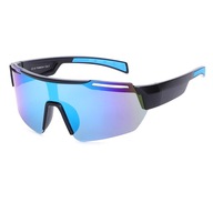 Športové slnečné okuliare Flexibilné Filter UV400 BLACK/BLUE + PUZDRO