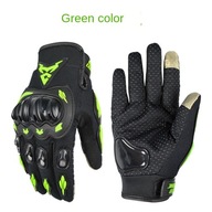 Zelený štýl XXL Zimné moto rukavice dotyk