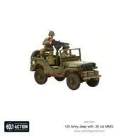BOLT ACTION US Army Jeep with 30 Cal MMG