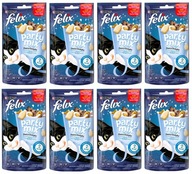 Suche przysmaki przekąski dla kota Felix Party Mix Dairy Delight 8x 60g