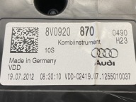AUDI A3 8V TFSI dials dials 8V0920870