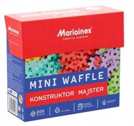 Stavebnice Mini Waffle - Konštruktér Majster 200 dielikov