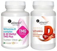 Aliness Vitamín B-50 Mehyl + Vitamín D3 Lanolín Imunita Nervový systém