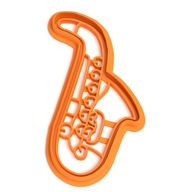 Foremka ciasteczek pierników Saksofon Instrumenty Muzyczne Wykrawacz