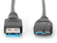 Szybki kabel do dysku zewnętrznego USB 3.0, wysoka jakość, 25 cm